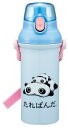 スケーター(Skater) 子供用 プラスチック 水筒 480ml ワンプッシュ開閉 抗菌 子供に優しい 軽量 抗菌加工 日本製 たれぱんだ PSB5SANAG