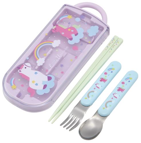 スケーター(Skater) 子供用 お弁当 トリオセット 箸 スプーン フォーク キッズ カトラリー 抗菌 加工 ..