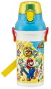 スケーター (skater) 子供用 Ag+ 抗菌プラスチック 水筒 480ml スーパーマリオ21 男の子 日本製 PSB5SANAG -A(3)