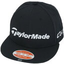 テーラーメイド(TAYLOR MADE) ツアーフラットビル ブラック サイズ:フリー(57~59cm) メンズ バイザー 25SS TK203