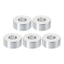 PATIKIL M10アルミスペーサー 5個セット メタルスペーサーアルミニウム 10.5mm ID x 24mm OD x 10mm L アルミスペーサースク...
