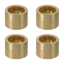 PATIKIL M12真鍮スペーサー 4個セット メタルスペーサー 真鍮製 12mm 内径 x 16mm 外径 x 12mm 長さ 1/2またはM12ねじ用スク...