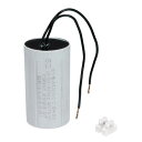 PATIKIL CBB60 60uF ランニングコンデンサー AC 450V 2線式 50/60Hz シリンダー 90x48mm ウォーターポンプ 洗濯機モータ...