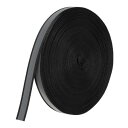 PATIKIL 反射テープストリップ 15mm x 50ヤード 高い視認性の反射テープ 縫い付け DIY 警告安全生地ウェビング 衣類 レインコート用 黒