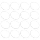 PATIKIL 100 mm プラスチッククラフトリング 20個 PP プラスチック ドリームキャッチャーリング マクラメ リース フローラル ラウンドフープリング DIY クラフト壁掛け結婚式の装飾用 ホワイト