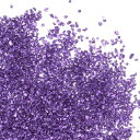 PATIKIL クラッシュガラスグリッター 2-4 mmのカラフルな不規則なガラスチップ チャンキーガラスグリッターストーン ネイルアートDIYクラフト宝石 用 ブルーパープル