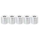 PATIKIL M8アルミスペーサー 5個セット メタルスペーサー アルミニウム製 内径8.5mm×外径20mm×長さ20mm 5/16またはM8ネジボルト用の...