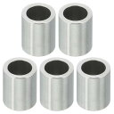 PATIKIL M10ステンレススペーサー 5個セット メタルスペーサー ステンレススチール 10.2mm内径×14mm外径×16mm長さ 3/8M10ネジボル...