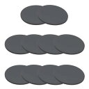 PATIKIL 防振パット 90x4 mm ゴム足 ワッシャー 緩衝 防振 防音 床傷防止 衝撃吸収 騒音対策 地震対策 DIYガスケットクラフト用 黒 10個