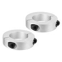 PATIKIL 2個入り シャフトカラー ダブルスプリット 軸カラー セットカラー ロックカラー 内径50mm 外径85mm 幅22mm クランプカラー セット...