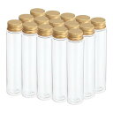 PATIKIL 110ml プラスチック製試験管(ねじキャップ付き) 15個セット 151x34mm フラットボトム試験管 科学的なパーティー 装飾 あめ ビー...
