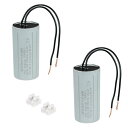 PATIKIL CBB60 40uF ランニングコンデンサ AC 450V 2線式 50/60Hz シリンダー 93x43.0mm ウォーターポンプ 洗濯機モー...