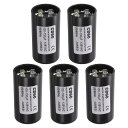 PATIKIL モータースタートコンデンサー 108-130μF MFD 125VAC 50/60Hz ラウンドCD60ランコンデンサー ウェルポンプ 馬 ウォ...