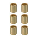 PATIKIL M12真鍮スペーサー 6個セット メタルスペーサー真鍮12mm 内径 x 16mm 外径 x 20mm 長さ 1/2またはM12ねじ用 スクリュ...