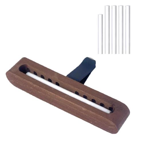 車用 アロマディフューザー 天然木 クリップ式 カーディフューザー 置き型 消臭 小型 車飾り 無香 綿棒..