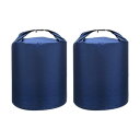 PATIKIL 2枚 防水バッグ ドライバッグ 40L 軽量 防水 海 登山 ジム カヤック ハイキング 釣り 水泳 キャンプ 用 ブルー