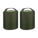 PATIKIL 2枚 防水バッグ ドライバッグ 40L 軽量 防水 海 登山 ジム カヤック ハイキング 釣り 水泳 キャンプ 用 緑