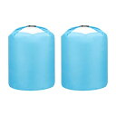 PATIKIL 2枚 防水バッグ ドライバッグ 40L 軽量 防水 海 登山 ジム カヤック ハイキング 釣り 水泳 キャンプ 用 スカイブルー