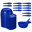 PATIKIL 12個セットのアイスクリームボウルとスプーンセット 8オンスの野球帽アイスクリームボウル野球ヘルメットスナックデザートボウルプラスチックかわいいチョコレート誕生日パーティー用 ブルー