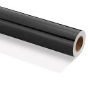 PATIKIL メタリックラッピングペーパー 18×600(49.2フィート)120 GS M箔紙ロール包装用紙 クリスマスウェディング誕生日用 黒