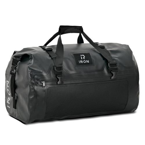 楽天FleumeIRON JIA'S バイクシートバッグ ツーリングバッグ キャンプツーリング ショルダーストラップ付き 反射テープ付き ワンタッチ装着 防水 軽量 丈夫 完全防水 ドラムバッグ ツーリングシートバッグ オートバイ アウトドア