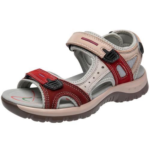 [SOARHOPE] サンダル さんだる メンズ レディース スポーツさんだる 本革 ウォーキングサンダル 夏 通気 軽量 歩きやすい