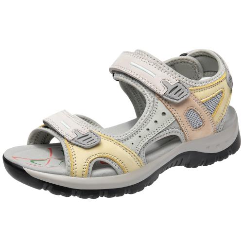 [SOARHOPE] サンダル さんだる メンズ レディース スポーツさんだる 本革 ウォーキングサンダル 夏 通気 軽量 歩きやすい