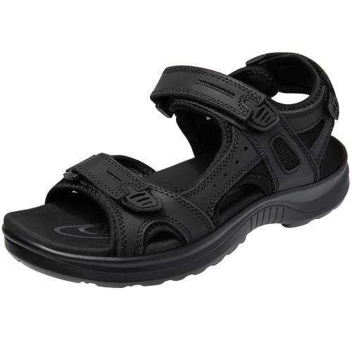 [SOARHOPE] サンダル さんだる メンズ レディース スポーツさんだる 本革 ウォーキングサンダル 夏 通気 軽量 歩きやすい