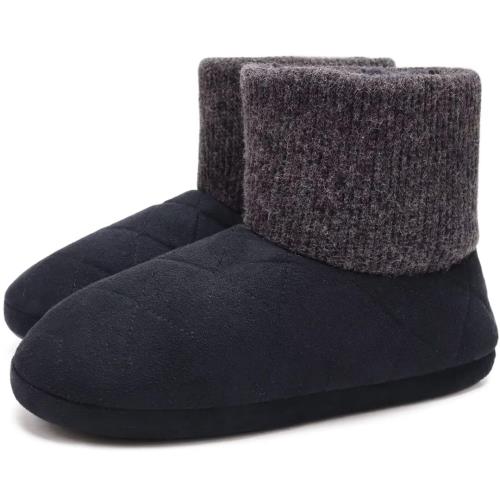 [COFACE] ルームシューズ スリッパ メンズ 大きいサイズ ボアブーツ 冬用 暖かい 防寒 静音 洗濯可 14色 24.0~31.0 cm AR5893-ブルー 29.0 cm