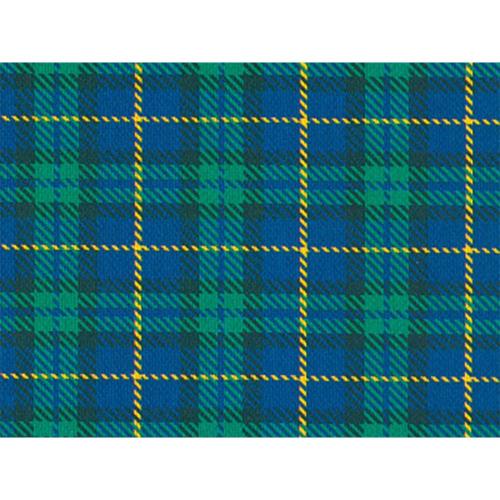 ヘイコー 包装紙 半才 コート紙 ウールチェック アオ 50枚入 002405910