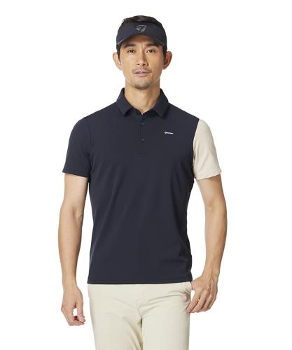 テーラーメイド(TAYLOR MADE) ゴナルブロックS/Sポロ ブラック XO メンズ 25SS UN618 テーラーメイド(TAYLOR MADE) ゴナルブロックS/Sポロ ブラック XO メンズ 25SS UN618