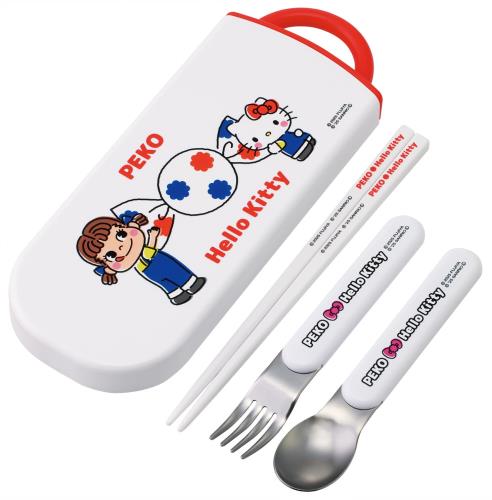 スケーター(Skater) 子供用 お弁当 トリオセット 箸 スプーン フォーク キッズ カトラリー 抗菌 加工 ..