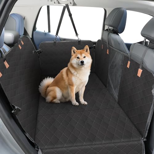 CARVANTA ドライブシート ペット用 汎用 可視メッシュ窓 同乗可能 PP板内蔵 後部座席 同乗可能 PP板内蔵 PVC 可視メッシュ窓 防水 汚れ防止 ...