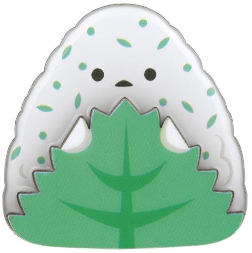 スケーター(Skater) ダイカット 木製 マグネット ゆるるんにぎり しそにぎり ZMGDW1-A