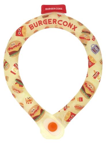 スケーター(Skater) 犬用 涼感リング 繰り返し使える ネッククーラー 超小型犬 Sサイズ バーガーコンク..