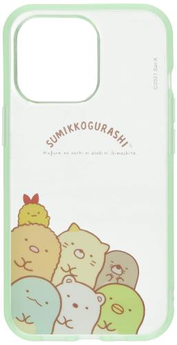 グルマンディーズ すみっコぐらし IIIIfit Clear iPhone13 Pro(6.1インチ)対応ケース ひょっこり SMK-108A