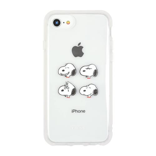グルマンディーズ ピーナッツ IIIIfit Clear iPhoneSE(第2世代)/8/7/6s/6(4.7インチ)対応ケース スヌーピー SNG-639A