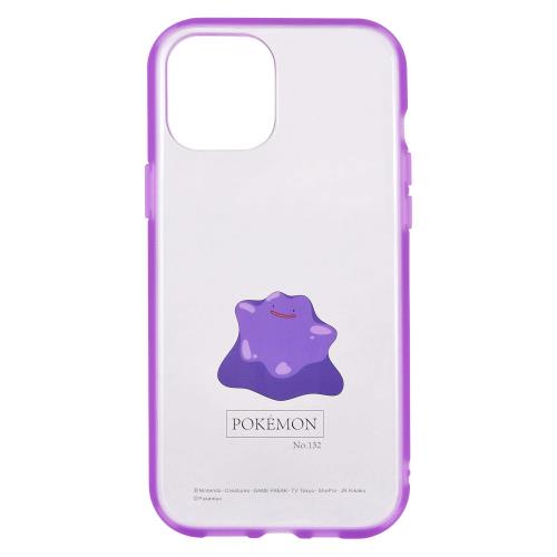 グルマンディーズ ポケットモンスター IIIIfit Clear iPhone12 Pro Max(6.7インチ)対応ケース メタモン POKE-668B パープル