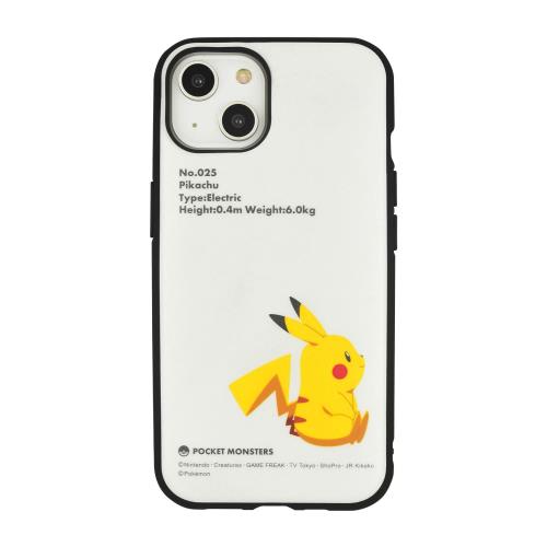 グルマンディーズ ポケットモンスター IIIIfit(イーフィット) iPhone 14 / 13 (6.1インチ) 対応 ケース ピカチュウ POKE-788A