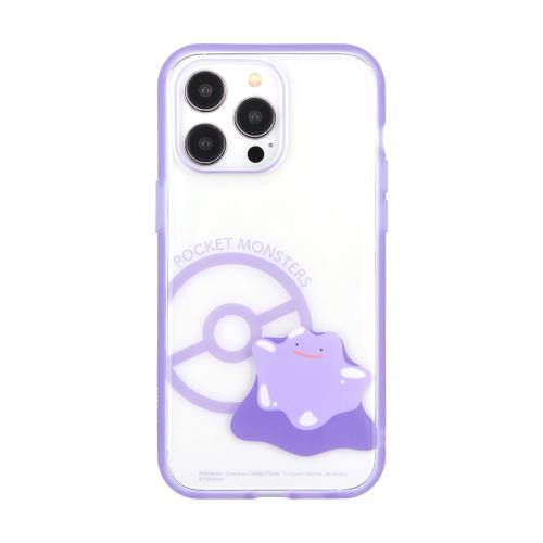 グルマンディーズ ポケットモンスター IIIIfit(イーフィット) iPhone15 Pro Max 対応 ケース メタモン POKE-873A