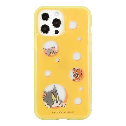 グルマンディーズ トムとジェリー IIIIfit Clear iPhone13 Pro Max(6.7インチ)対応ケース チーズ TMJ-116A イエロー