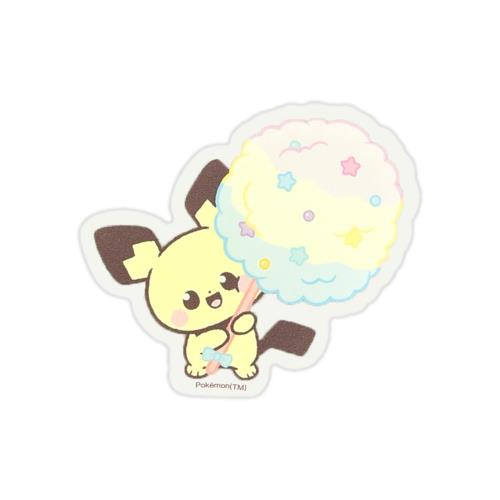 グルマンディーズ ポケットモンスター ポケピース モバイルステッカー ピチュー POKE-899B