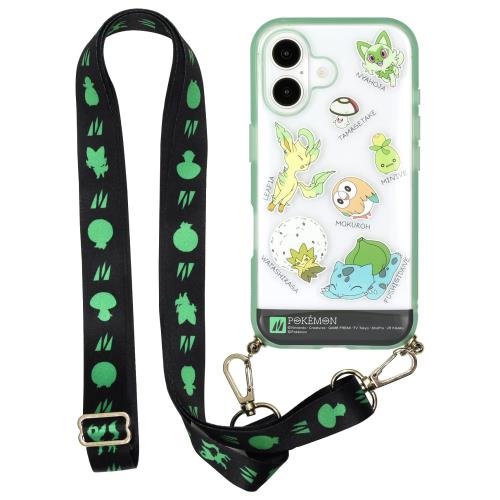グルマンディーズ ポケットモンスター IIIIfit Loop iPhone 16 対応 ケース くさタイプ POKE-965A