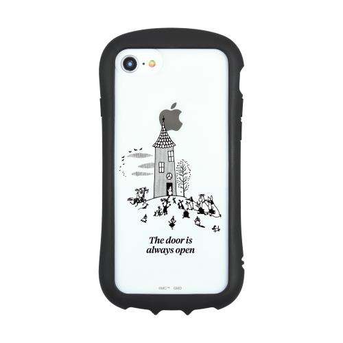 グルマンディーズ ムーミン 80周年 iPhoneSE (第3世代/第2世代) / 8 / 7 / 6s / 6 対応 ハイブリッドクリアケース ムーミンハウス MMN-235A(2)