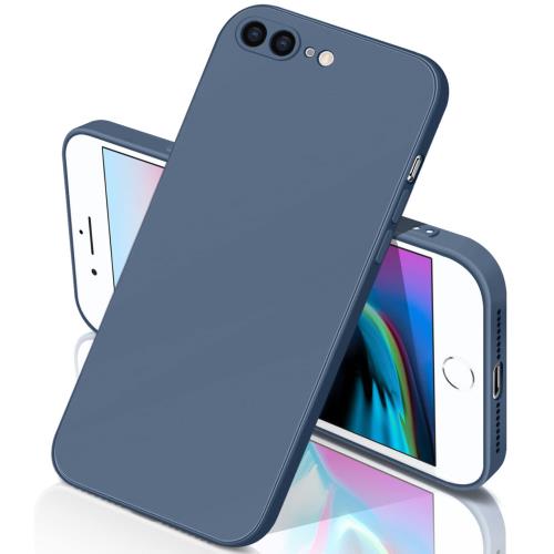 iphone 8 plus ケース シリコン iphone 7 plus ケース 耐衝撃 アイフォ ン7プラス 8プラス カバー さらさら手触り 傷付き防止 超軽量 マット質感 指紋防止 レンズ保護 ワイヤレス充電(アンティークホワイト)