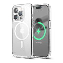 elago iPhone14 Pro 対応 カバー ケース クリア MagSafe 対応 マグネット 付き シンプル スマホケース 耐衝撃 マグセーフ対応ケース...