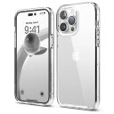 elago iPhone 14 Pro Max 対応 ケース クリア カバー 耐衝撃 ハイブリッド 透明 ソフト 薄型 スマホケース 衝撃吸収 薄い クリアケー...