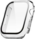 elagoApple Watch Series 9 8 7 45mm 対応 対応 カバー 耐衝撃 クリア ケース ガラスフィルム セット [ アップルウォッチ9...