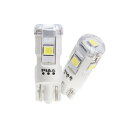 PIAA(ピア) ポジション用 LEDバルブ LED 6600K 12V 2.1W 300lm T10 車検対応 2個入 X7399 5LED 全方向照射タイプ