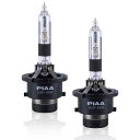 PIAA ヘッドライト用 HIDバルブ 6000K 純正交換 2700lm D2R 12V/24V車用 車検対応 輸入車対応 2個入 X7356(2)